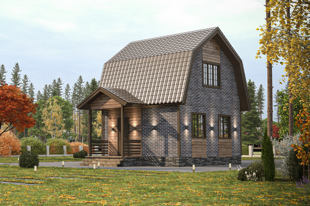 Каркасный дом Солнечный 5 х 4