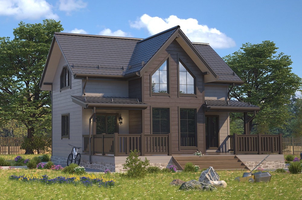 Каталог каркасный дом восход 11,5 х 10,5 в Волгограде | Компания Азбука дома