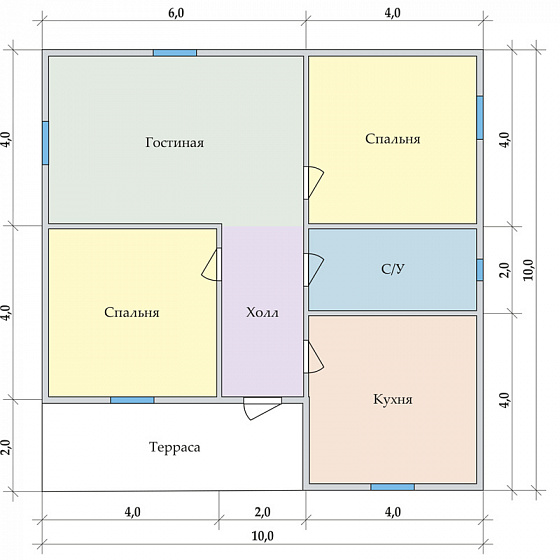Классический 10 х 10
