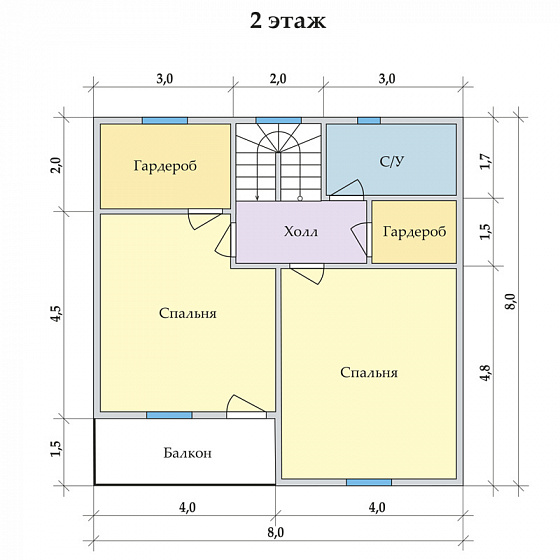 Радужный 8 х 8