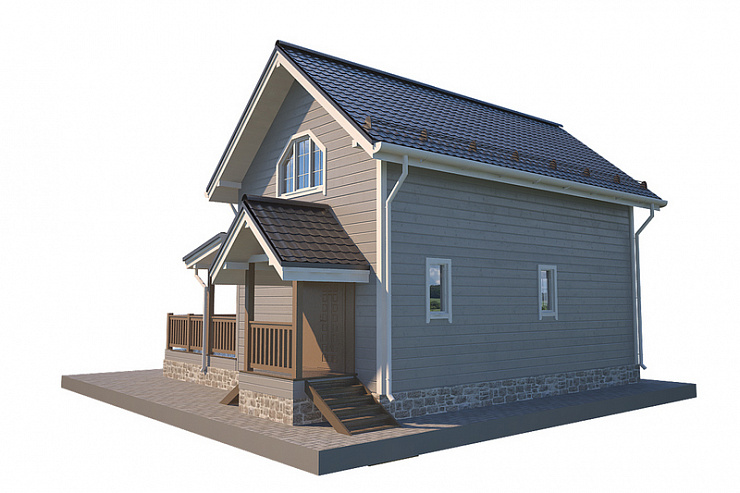 Каркасный дом Восход 11,5 х 10,5