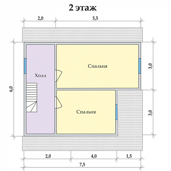 Изумрудный 7,5 х 7,5