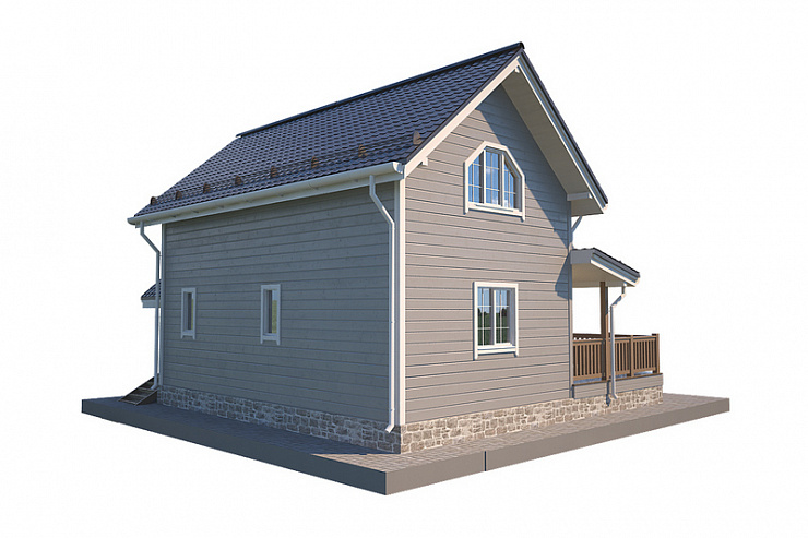 Каркасный дом Восход 11,5 х 10,5