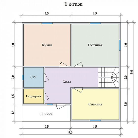 Радужный 9 х 9