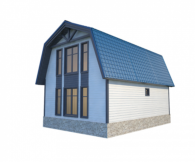 Каркасный дом Солнечный ++ 6 х 9