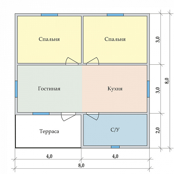 Классический 8 х 8