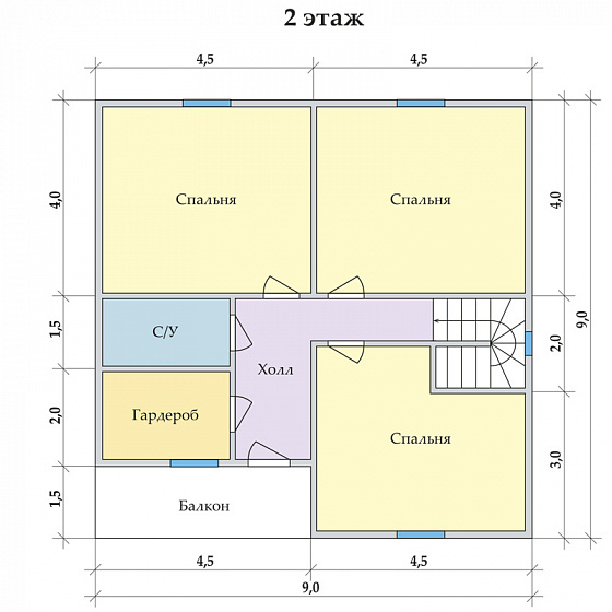 Радужный 9 х 9