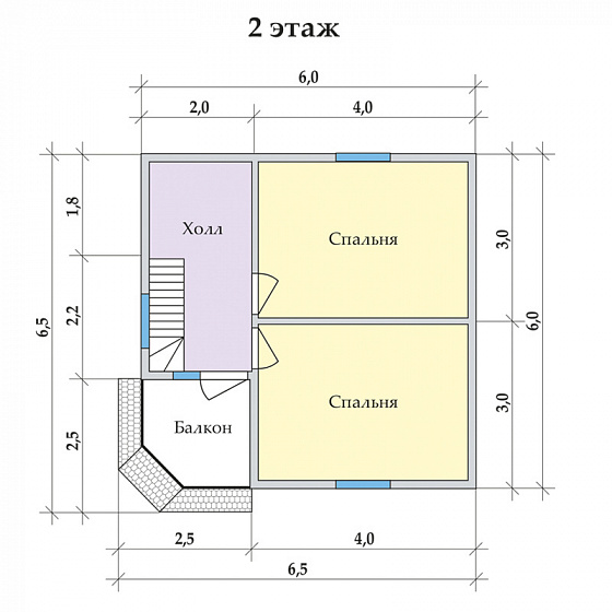Рассвет 6,5 х 6,5